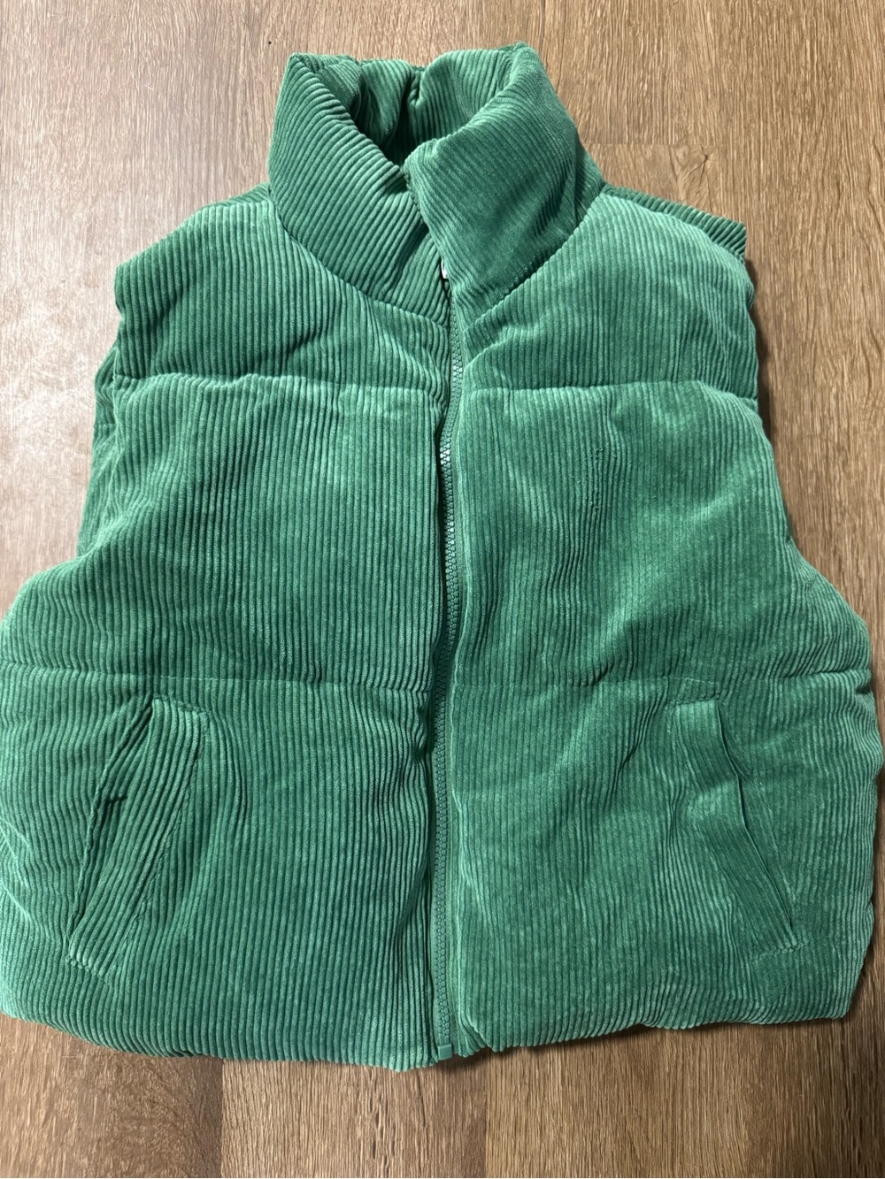 Love Tree Green Corduroy Vest Size Medium
